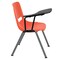 Flash Furniture Orange Ergonomic Shell Chair with Right Handed Flip-Up Tablet Arm RUT-EO1-OR-RTAB-GG - alternate 2